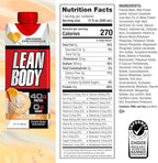 LABRADA Lean Body Ready-to-Drink Orange Creamsicle Protein Shake, 40g Protein, Whey Blend, 0 Sugar, Gluten Free, 22 Vitamins & Minerals, 17 Fl Oz (Pack of 12)