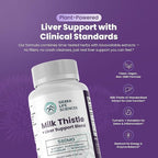 Milk Thistle+ Liver Support Blend | 580mg with Turmeric, Dandelion Root, Beet, & Black Pepper | for Liver Enzyme Support, Detox & Antioxidant Defense | 60 Capsules
