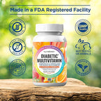NutraPep Premium Multivitamin Chewable Gummies for Women & Men - Sugar-Free & Gluten Free Supplement Vitamins - Calcium Magnesium Zinc Manganese Thiamine Biotin…