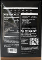 Truvani Vegan Pea Protein Powder | Chocolate | 20g Organic Plant Based Protein | 1 Serving | Keto | Gluten & Dairy Free | Low Carb | No Added Sugar