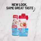SlimFast Meal Replacement Shake, Original Strawberries & Crème, No Added Sugar, Meal Replacement Shakes, 10g Ready to Drink Protein, 5g Fiber, 25 Vitamins and Minerals, 11 Fl. Oz, 12 Count (Pack of 2)