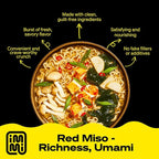 Immi Spicy Red “Miso” Ramen – Improved Taste, Better Texture & More Protein – Vegan, High Protein Ramen Noodles – Low Carb, Zero Sugar – Healthy Keto-Friendly Ramen Bowl, 6-Pack