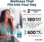 4-in-1 Calcium Supplements for Women and Men - Calcium with Vitamin D3 K2 5000 IU Supplement, 601mg per Serving for Heart, Bones & Body Defenses - Gluten-Free, Vegan-Friendly (360 ct) (Pack of 1)