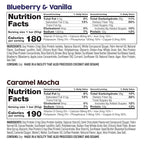 No Nuts! Protein Bar Variety Pack 4 Count Sampler | Nut-Free & School-Safe | Chocolate Chip, Caramel Mocha, Cinnamon Roll & Blueberry Vanilla | Dairy-Free, Vegan, Non-GMO, Organic, Kosher