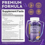 Cortisol Supplements for Women & Men 20-in-1 Cortisol Gummies with Ashwagandha Rhodiola Rosea Magnesium Phosphatidylserine Calm Focus Mood Support Healthy Cortisol Levels 30 Day Supply