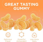 Zahler - Chapter One Vitamin C Gummies for Adults & Kids 125 mg, Certified Kosher (60 Flavored Gummies)