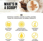 Ambrosia Planta - Premium Plant-Based Protein | Vegan & Keto Friendly | Gourmet Flavors with No Bloating or Stomach Upset | Gluten & Soy Free | No Added Sugar | 14 Servings | (Cinnamon Roll)