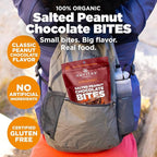 Navitas Organics Salted Peanut Chocolate Superfood+ BITES – Power Snacks – All Natural Plant Based – Clean Energy & Nutrition – USDA Organic, Non GMO, Gluten Free, Kosher, Vegan (8oz. Bag 11 Servings)