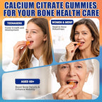(2 Pack) Calcium Citrate with Vitamin D3 Gummies, 1200 mg Calcium Supplement for Women & Men, Supports Bone, Muscle & Teeth Health, Liquid-Filled Gummies with 5X Faster Absorption, Vegan - 120 Count