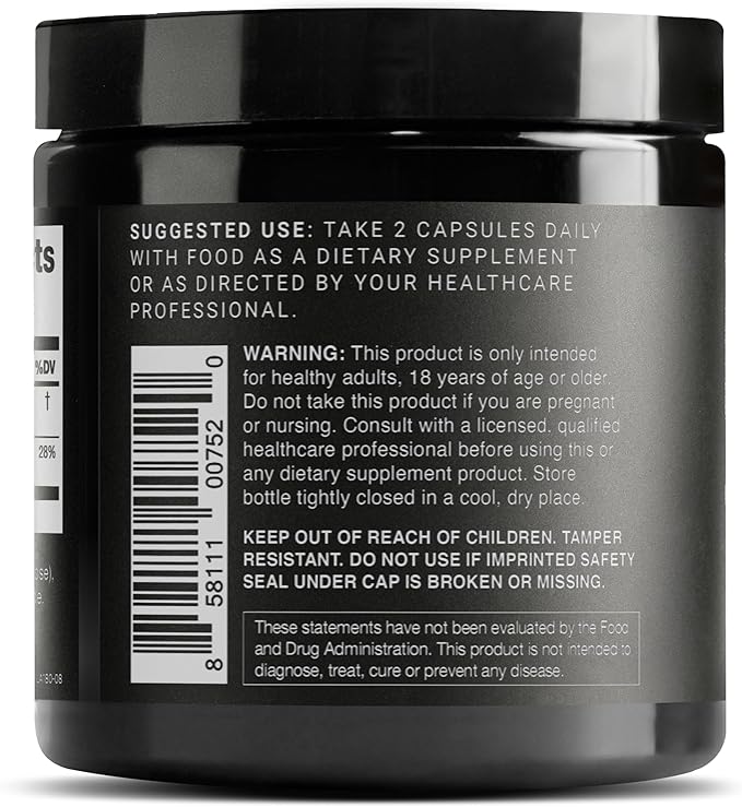 Toniiq Hyaluronic Acid Supplements – Lab Tested 95% Ultra High Purity – Fermented and Bioavailable with Vitamin C – Third Party Lab Tested – 180 Capsules