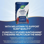 Nature's Way Sleep Tonight Melatonin Drops with L-Theanine, Non-Habit Forming Support*, 2 Oz, Cherry Flavor