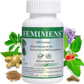 FEMIMENS – PMS Support Supplement for Women – PMS Relief for Women & Menstrual Cramp Relief – Hormonal Balance for Women – Chasteberry Vitex, Ashwagandha, Ginger, Fenugreek – 120 Vegan Capsules