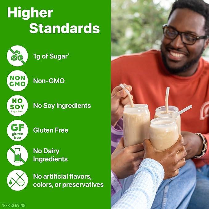 Orgain X Justin's ® Organic Vegan Nut Butter Protein Powder, Peanut Butter- 20g Plant Protein, 2g Sugar, Gluten Free, No Dairy, Soy Ingredients, or Artificial Flavors, 1.17 lb