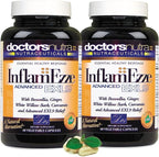 InflamEzze - Turmeric, Curcumin, Ginger Supplement - Gluten-Free, 60 Capsules