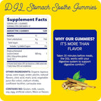 Enzymedica, DGL Stomach Relief, Deglycyrrhizinated Licorice Gummies for Digestive Support & Gut Health, Chocolate, 74 Count