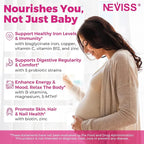 Prenatal Vitamins for Women Multivitamin Gummies w/ Methylfolate 1mg, Choline Omega-3(DHA+EPA) Iron, Postnatal Vitamins for Women Breastfeeding | Before,During & After Pregnancy,Sugar Free,Vegan,60Cts