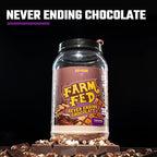 Axe & Sledge Farm Fed 100% Whey Protein Isolate | 25g Protein | Low Carb, Low Sugar, Gluten Free | Protein Powder for Men and Women | Keto | Made in the USA | 28 Servings, Never Ending Chocolate