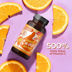 FlavCity Vitamin C Supplement, C-Ya Later! Superfood-Derived Immunity Support - Bioavailable Vitamin C Immune Support from Acerola Cherry, Rose Hips & Camu Camu - 500% Daily Value (60 Capsules)