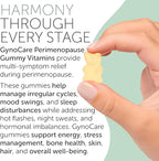 Perimenopause Supplements Women | Premenopausal Gummy Vitamins | Relief for Hormonal Balance & Mood Swings | Supports Menstrual Cycle Regulation | 60 Vegan Gummies