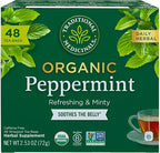 Traditional Medicinals Tea, Organic Peppermint, Soothes Your Belly, Refreshing & Minty, 48 Tea Bags
