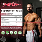 Nutravita Creatine Monohydrate Gummies for Men & Women-5g of Creatine Monohydrate per Serving - Sugar Free,Vegan, Raspberry Flavor, 120 Count