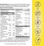 Nature's Way Alive! Men’s 50+ Daily Gummy Multivitamins, Supports Healthy Brain, Eyes, Heart*, B-Vitamins, Gluten-Free, Fruit Flavored, 60 Gummies (Packaging May Vary)