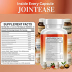 Glucosamine Chondroitin MSM Supplement – with Hyaluronic Acid, Collagen, Boswellia, Turmeric, Quercetin & Flaxseed – Joint Support Complex for Mobility & Flexibility for Men & Women – 90 ct