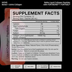 BeMe Wellness FORTIBONE Collagen Peptides - Liquid Collagen for Joint & Bone Health with 10,000mg FORTIBONE & FORTIGEL - Ready to Drink Sachets, Backed by Clinical Studies, Bone Density - 15 Servings