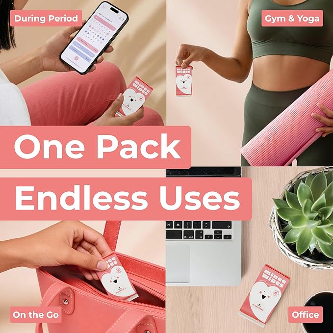 Impossibly Compact Travel Feminine Wipes - 99% Water and Aloe - pH Balanced, Period-Friendly & Ultra Soft - Travel Essentials for Women & Teens - Unscented - 8 Pack Total 48 Wipes