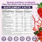 Magnesium Gummies for Kids & Adults - 400/200mg Magnesium Glycinate with L-Theanine, Chamomile, D3 & K2, Kids Sleep Gummies Melatonin Free, for Zzz & Relax, Cognition - Sugar Free, 60 C
