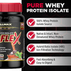 ALLMAX ISOFLEX Pure Whey Isolate Protein Powder - Gluten Free, Low Lactose, Sugar-Free - High-Protein, Clean, Keto-Friendly for Pre Post Workout Supplement for Women and Men | Chocolate Mint, 2lb