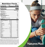 NaturesPlus SPIRU-TEIN, Chocolate - 1.05 lb - Plant-Based Protein Shake - Non-GMO, Vegetarian, Gluten Free - 17 Total Servings