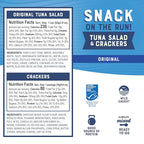 Bumble Bee Snack on the Run Classic Favorites Bundle (6 Total Kits) - Original Tuna Salad and Classic Chicken Salad with Crackers - Ready to Eat Protein Snacks
