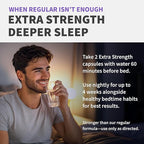 12-in-1 Melatonin Sleep Extra Strength Capsules - 10mg Melatonin Extra Strength with Magnesium and Balanced Blend of Ashwagandha, GABA, Chamomile Extract, L-Theanine & Valerian Root 10:1 Extract 90ct