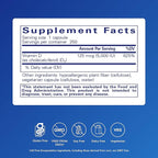 Pure Encapsulations Vitamin D3 125 mcg (5,000 IU) - Supplement to Support Bone, Joint, Breast, Heart, Colon, and Immune Health* - with Vitamin D - 250 Capsules