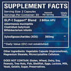 GLP-1 Support Weight Loss Support Probiotic Prebiotics Capsule Supplement - Akkermansia XOS Clostridium Bifidobacterium - GLP1 Support Gut Abdominal Digestive Support for Men Women