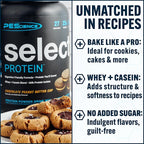 PEScience Select Protein Powder, Whey and Casein Blend, Lean Protein Powder for Women and Men, Low Calorie, Low Carb, Keto Friendly, Gluten Free, Peanut Butter Cookie - 27 Servings