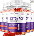 LIVORKA (5 Pack) Ultra Quick Keto ACV Gummies, UltraQuick KetoACVGummies 1050MG, UltraQuickKeto Plus ACV Gummys Support, UltraQuickKeto, UltraQuickKetoPlus Gummy, 300 Gummies for 5 Months