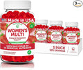 Lunakai USA Made Womens Multivitamin Gummies - Delicious Daily Dose with 16 Multi Vitamins for Women - Energy & Immune Support, Non-GMO - 3 Pack