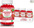Lunakai USA Made Womens Multivitamin Gummies - Delicious Daily Dose with 16 Multi Vitamins for Women - Energy & Immune Support, Non-GMO - 3 Pack
