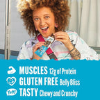 Lenny & Larry's Cookie-fied Protein Bar – Chocolate Almond Sea Salt Vegan Protein Bars 9x45g – Healthy Snacks with 12g Plant Protein & 5g Fiber – Gluten-Free Power Bar, Non-GMO & Vegan