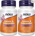 NOW Supplements, Lutein & Zeaxanthin with 25 mg Lutein and 5 mg Zeaxanthin, 60 Softgels (Pack of 2)
