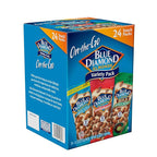 Blue Diamond Almonds Snack Nut Variety Pack for Kids, Office, School, On-the-go, 0.75 oz Gluten Free Individual Packs, Wasabi & Soy Sauce, Lightly Salted, and Smokehouse (Pack of 1,24 Count Total)