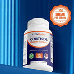 Vitamatic Cortisol Health Support - 90 Veggie Capsules - Made with Adaptogenic Blend with Ashwagandha, Rhodiola, Magnolia, L-Theanine, Phosphatidylserine (Pack of 2)