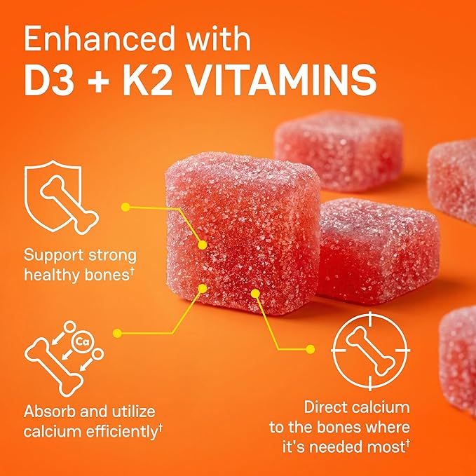 Zena Nutrition Creatine Gummies with D3 & K2, Creatine Monohydrate for Men and Women, Supports Bone, Muscle, & Cognitive Health, Gummy Workout Supplement, Watermelon Flavor, 150ct, 30 Daily Servings