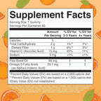 MARYRUTH'S Vegan Omega 3 Gummies for Kids 2+, 2 Month Supply, Sugar Free, Omega 3 Supplement with Vitamin C, Flaxseed Oil, Immune Support, Essential Nutrient ALA, No Fish Taste, 60 Count