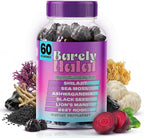 Shilajit Gummies for Energy & Focus – Ashwagandha, Beet Root, Lion’s Mane, Sea Moss & Black Seed – Vegan, Halal-Certified Adaptogen Supplement for Daily Performance & Calm – 60 Gummies