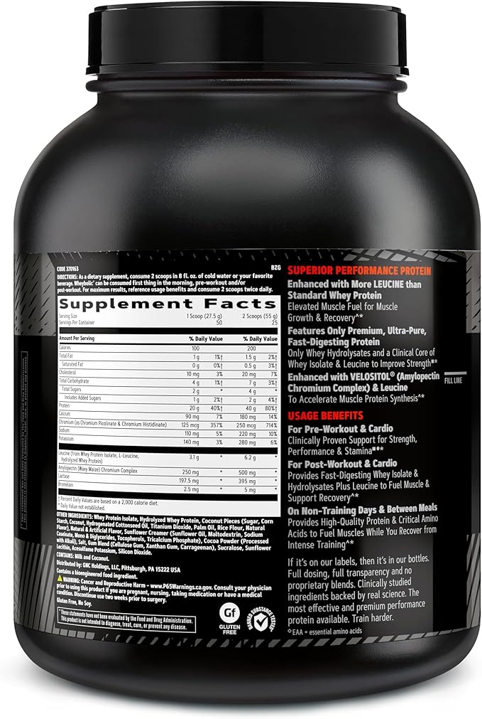 GNC AMP Wheybolic - Coconut Caramel (25 Servings)