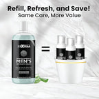 Skin Elements Men's Intimate Wash JUMBO Pack | with Refill | For 180 Days | 14.2 fl. oz | pH Balanced Hygiene Foaming Wash | Controls Bad Odor | Tea Tree Oil | Super Saver Pack |