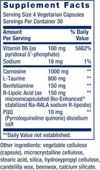 Life Extension Mitochondrial Energy Optimizer with PQQ - Energy Supplement for Healthy Mitochondria - With Taurine, Vitamin B, Pyrroloquinoline Quinone - Gluten-Free, Non-GMO - 120 Vegetarian Capsules